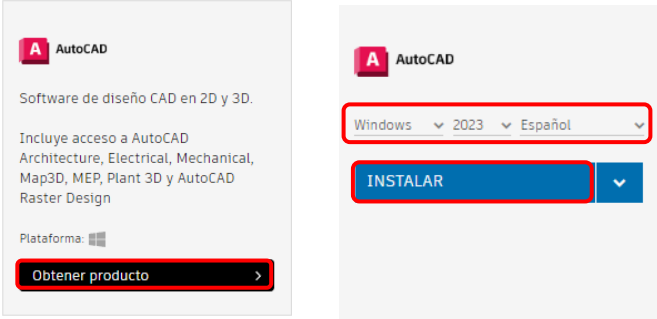 Instalación de AutoCad